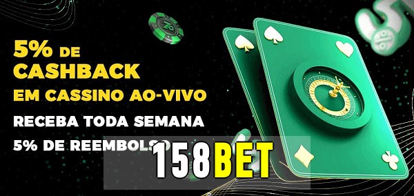 Promoções do cassino ao Vivo 158bet